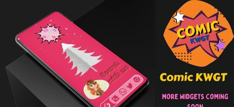 Comic KWGT - Cartoon Inspired Screenshot 2
