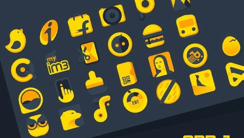 Atom Yellow IconPack screenshot 3