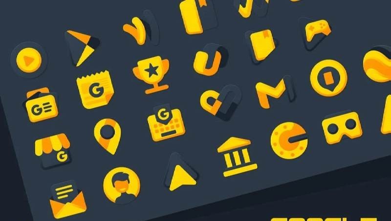 Atom Yellow IconPack screenshot 2