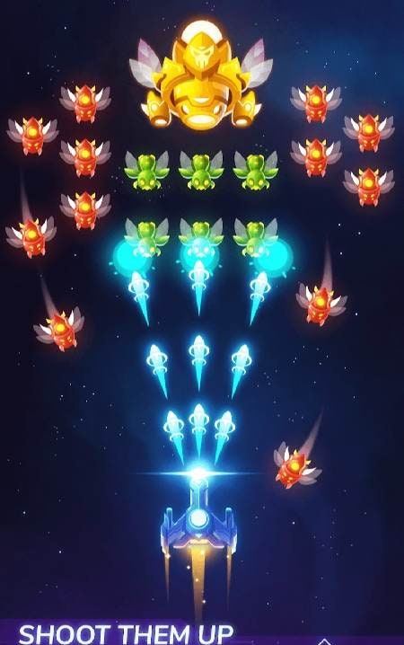 Galaxy Shooter - Arcade Sky Fo gameplay screenshot 1
