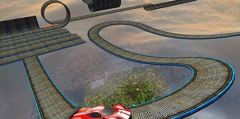 Crazy Ramp Car Stunt Master 3D screenshot 2
