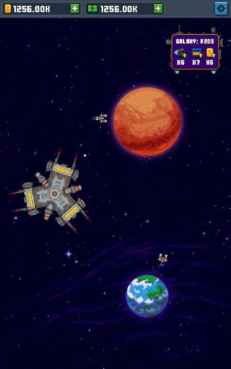 Galaxy Idle Miner gameplay screenshot 2