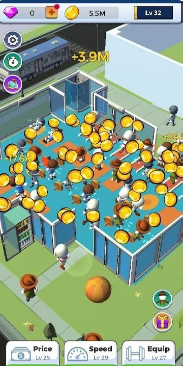 Idle Gym Club Tycoon screenshot 2