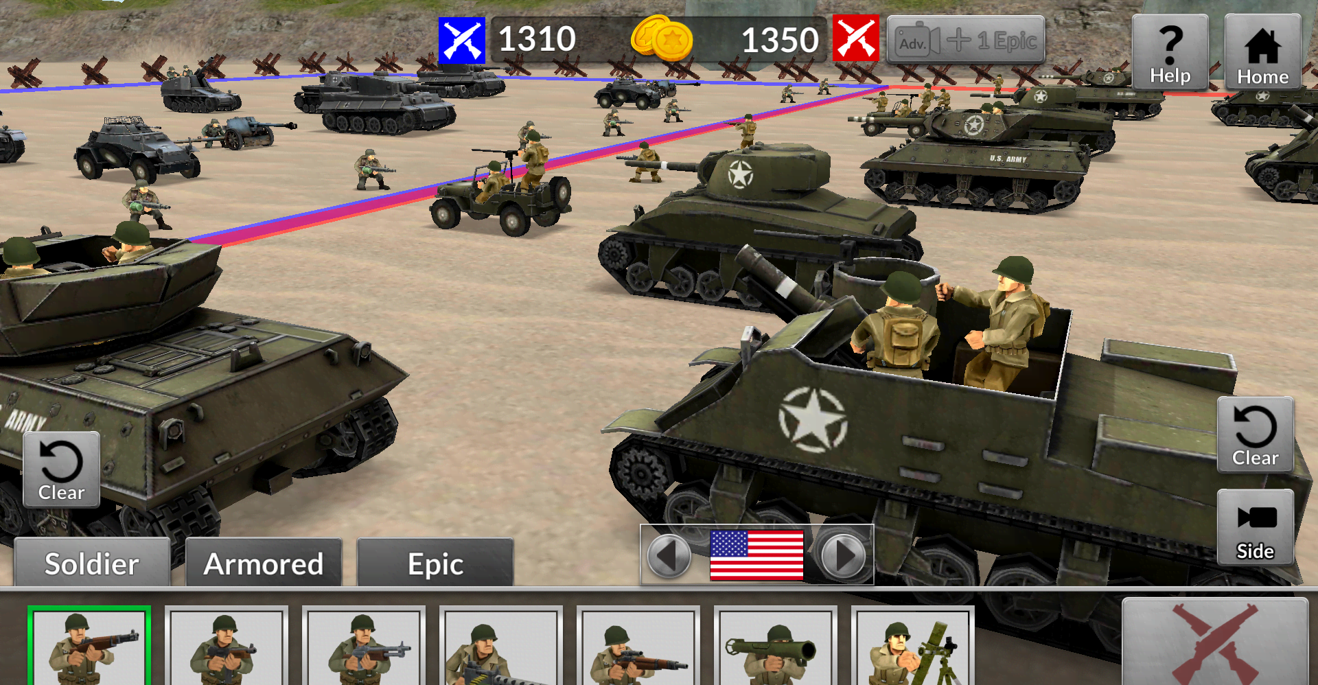 WW2 Battle Simulator screenshot 4