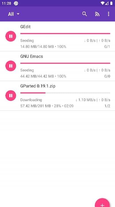 LibreTorrent screenshot 1
