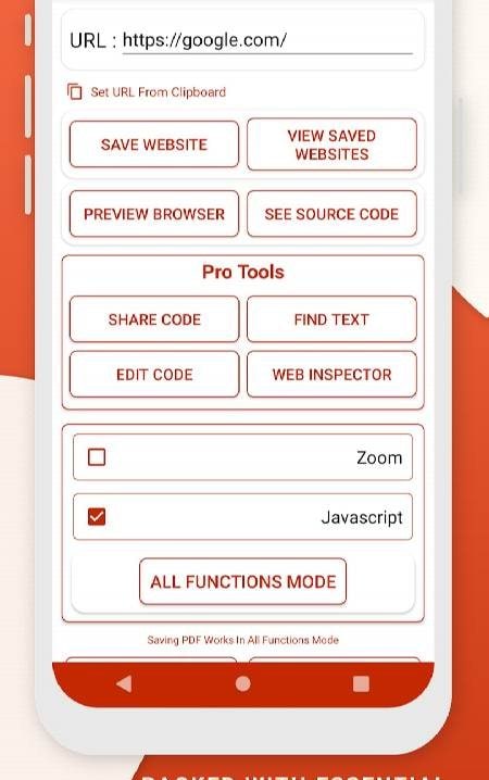 HTML Source Code Viewer Website screenshot 1