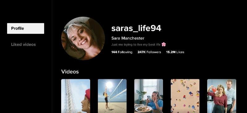 TikTok for Android TV screenshot 4