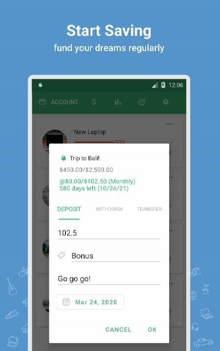 Thengkap - Savings Goal Tracker screenshot 2