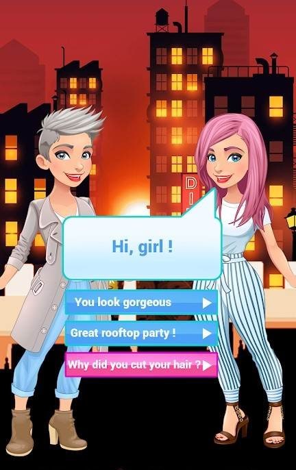 New York Story Teen Love City Choices Girls Games screenshot 1