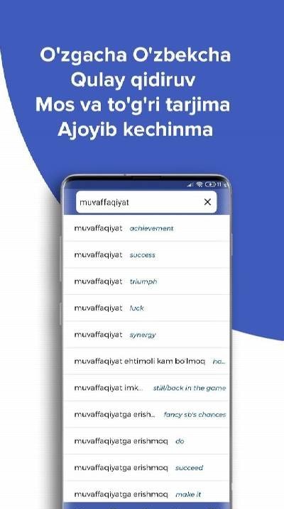 Grammar and vocabulary section in Wisdom Dictionary and Translator