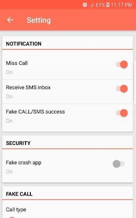 Fake Call and Sms screenshot 3