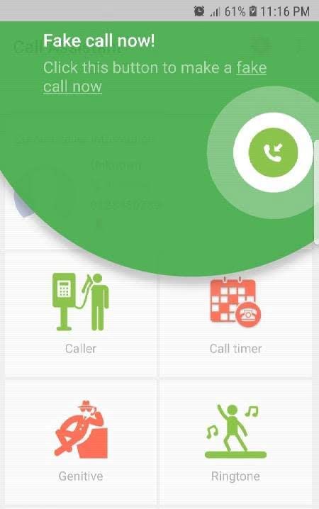 Fake Call and Sms screenshot 1