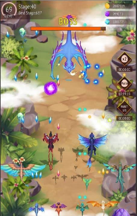 DragonFly: Idle games - Merge Dragons & Shooting screenshot 3