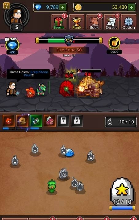 Grow Mergemon Masters-Idle Rpg Screenshot 3