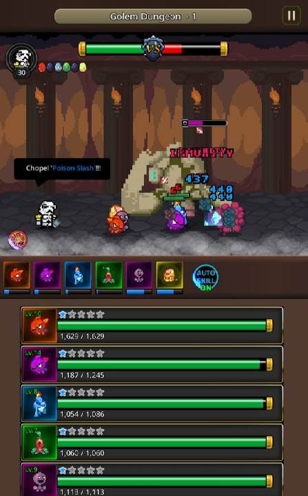 Grow Mergemon Masters-Idle Rpg Screenshot 4