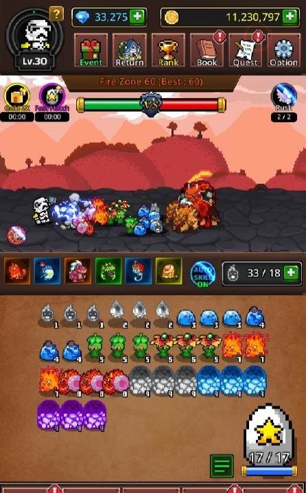 Grow Mergemon Masters-Idle Rpg Screenshot 1