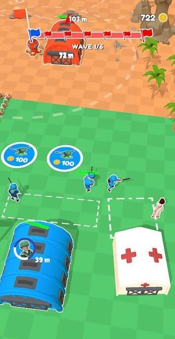 Army Invasion gameplay screenshot 1