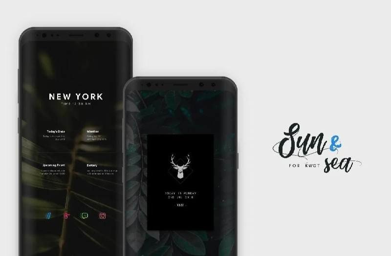 Sun & Sea for KWGT screenshot 4