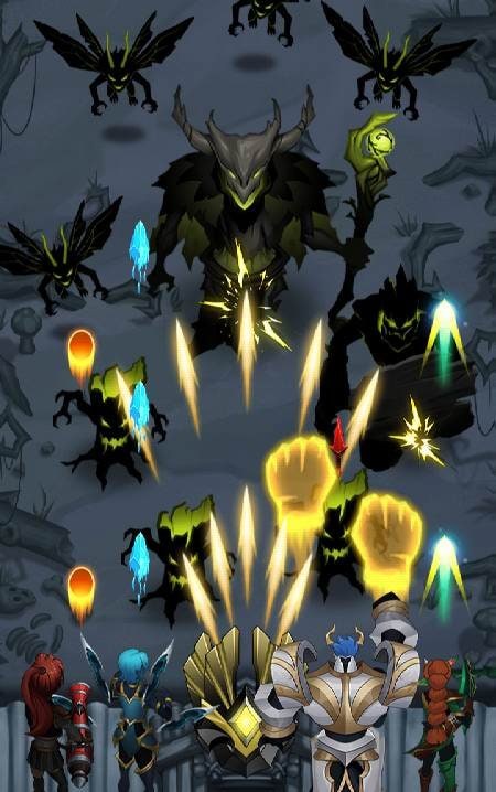 Shadow Hero: Idle Defense War gameplay screenshot 3
