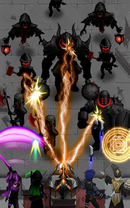 Shadow Hero: Idle Defense War gameplay screenshot 2