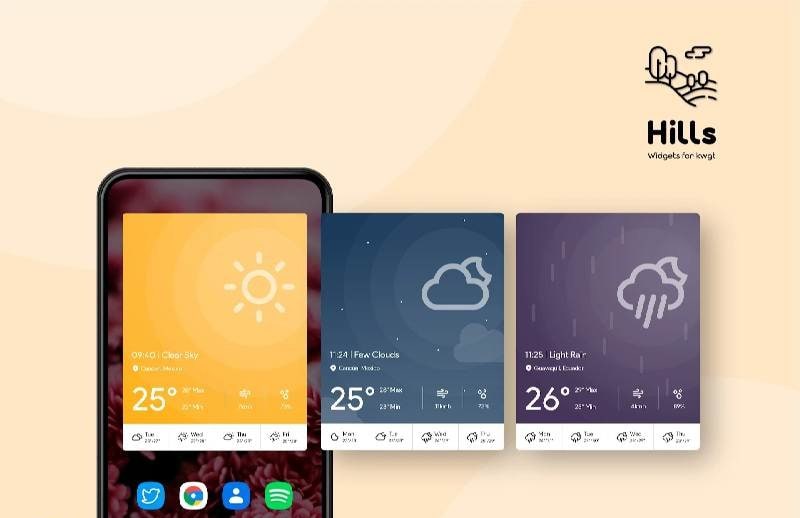 Hills for KWGT screenshot 2