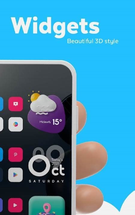 Fluffy Kwgt screenshot 1