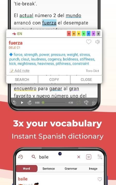 TODAI: Learn Spanish by news screenshot 4