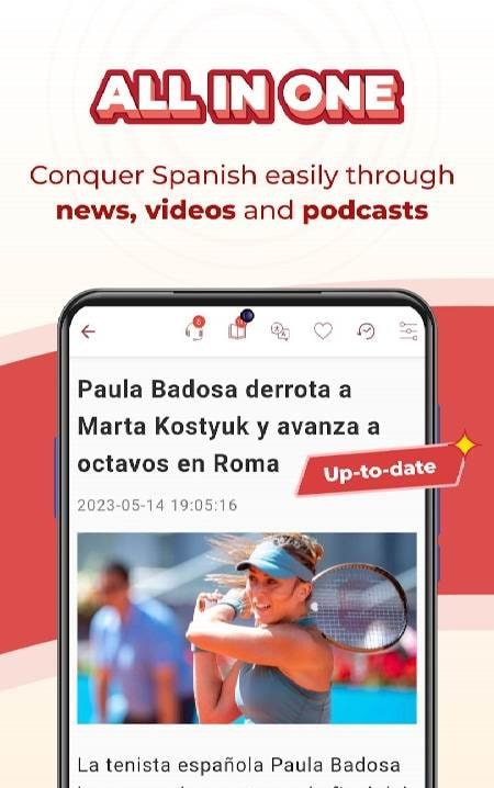 TODAI: Learn Spanish by news screenshot 1