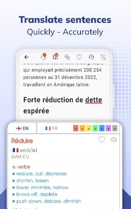 TODAI: Learn French by news screenshot 3