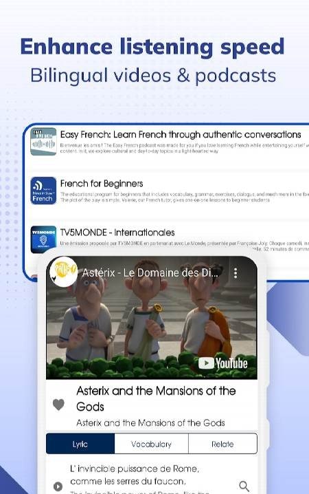 TODAI: Learn French by news screenshot 4