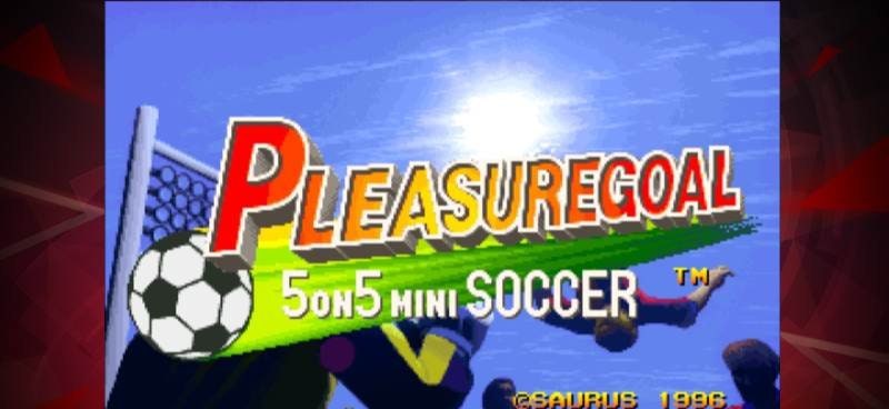 PLEASURE GOAL ACA NEOGEO screenshot 1