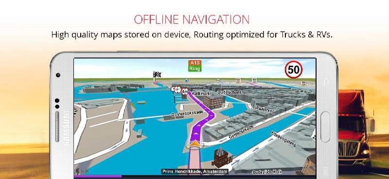 Sygic Professional Navigation screenshot 1