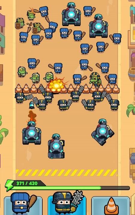 Police vs Zombie: Zombie City screenshot 2