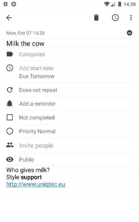 Tasks & Notes screenshot 2