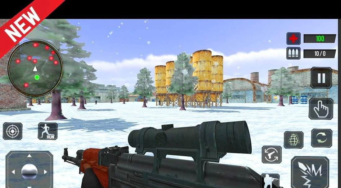 Counter Terrorist Stealth Mission Battleground War gameplay screenshot 1