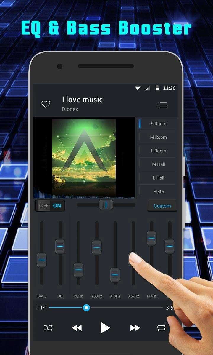 Equalizer Music Player Pro screenshot 2