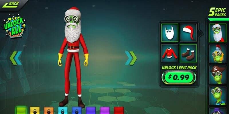 Scary Green Grandpa Alien screenshot 3