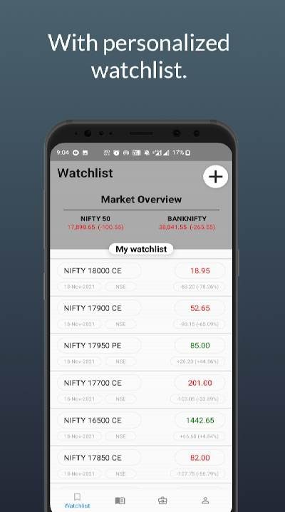 NIOTA : Virtual Option Trading screenshot 2