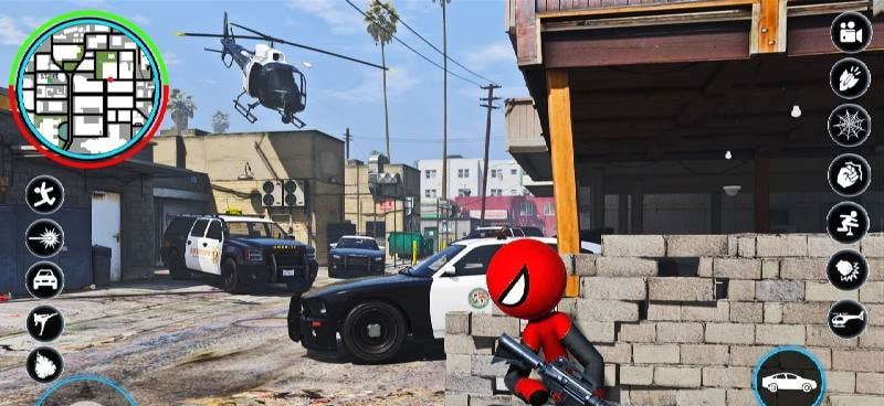 StickMan Rope Hero Spider Game screenshot 3