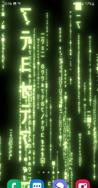 3D Matrix Rain Live Wallpaper screenshot 3