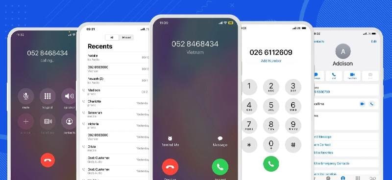 Call Phone 14 - OS 16 Phone screenshot 1