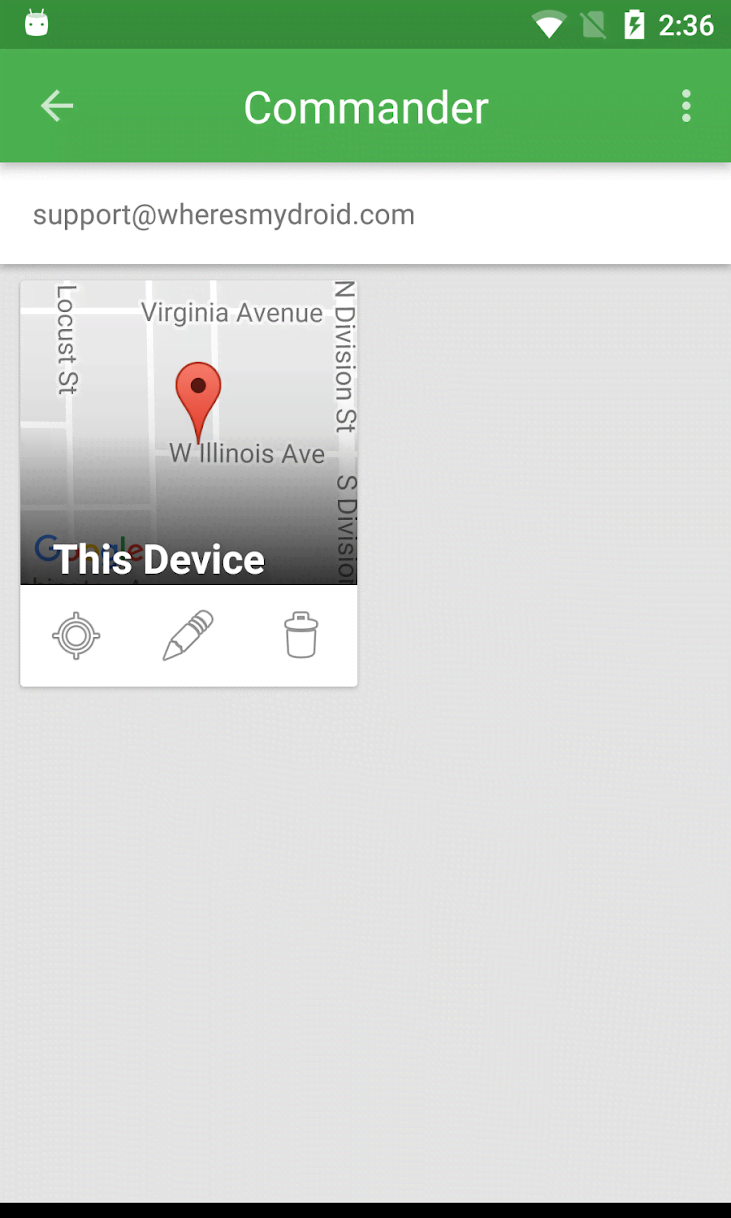 Where's My Droid screenshot 3