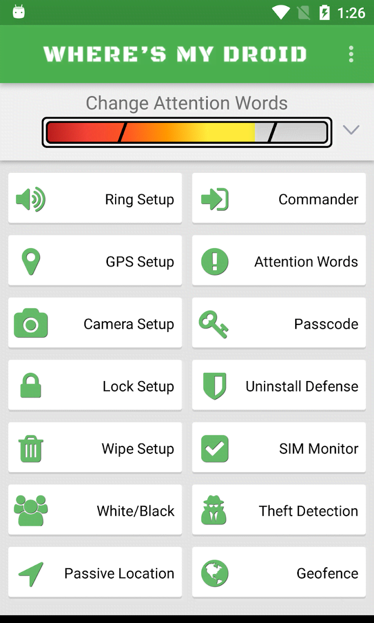 Where's My Droid screenshot 1