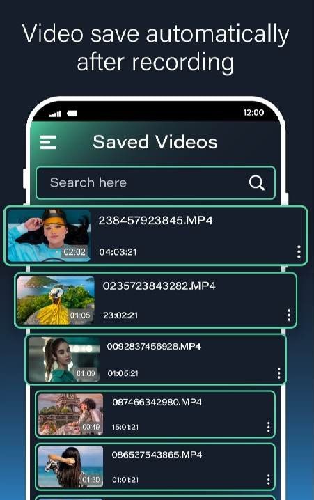 Background Video Recorder Cam screenshot 3