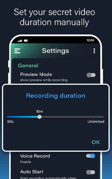 Background Video Recorder Cam screenshot 4