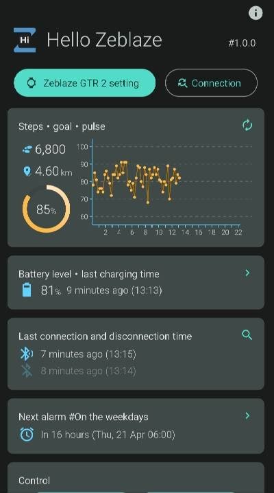 Hello Zeblaze Watch App screenshot 1