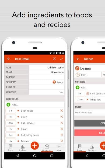 mySymptoms Food Diary Screenshot 3