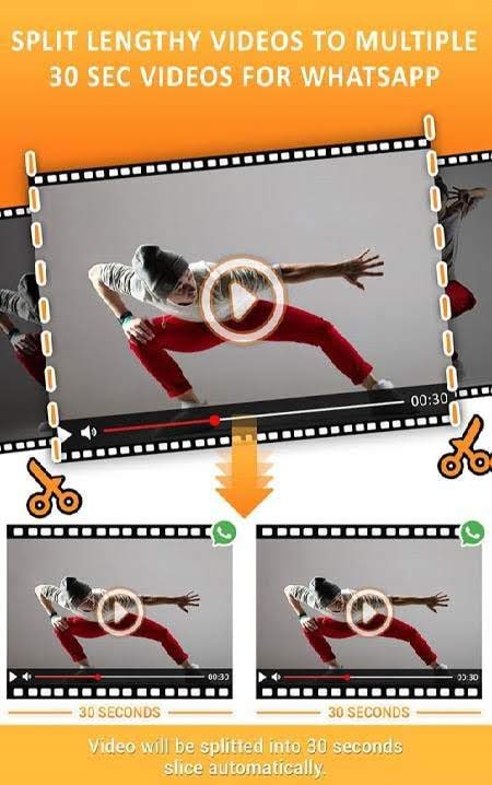 Video Splitter for WhatsApp Status, Instagram screenshot 1
