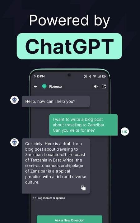 Roboco - AI Chatbot Assistant screenshot 2
