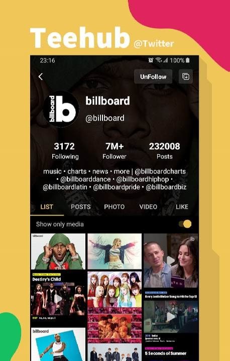 TeeHub for Twitter & Tumblr screenshot 2